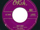CHRIS POWELL & FIVE BLUE FLAMES - That's Right  / October Twilight - R&B 45