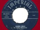FATS DOMINO - Mardi Gras In New Orleans / Going To -IMPERIAL- R&B  Red Wax 45