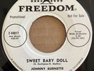 JOHNNY BURNETTE - Sweet Baby Doll (Freedom) Promo 45 Rockabilly M-
