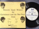 THE BEATLES - 1ST FAN CLUB FLEXI rare ORIGINAL UK 1963 BEAT  WITH PICTURE SLEEVE