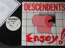 Descendents – Enjoy  LP VINYL 1st PRESS ROCK HARDCORE PUNK 1986 72158-1  NAR 029