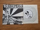 SUBHUMANS Religious Wars EP Spiderleg SDL 7 7” Anarcho Punk Crass