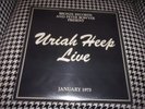 uriah heep live 1973 ist press vinyl dlp ex ex 1sld 1 bronze records programme