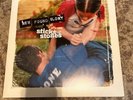 NEW FOUND GLORY Sticks and Stones 20th Anniver. Clear Blue W/ Red Splatter