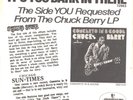 CHUCK BERRY--PROMO ONLY PICTURE SLEEVE ONLY--(IT'S TOO DARK IN THERE)--PS--PIC--