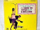 Vinyl Record How To Steal A Million 1966 Motion Picture Album 20th Century Works