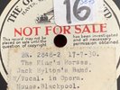 78rpm HMV Test Pressing BR2848-2 Jack Hylton The Kings Horses 1930 Rare