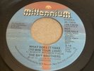 THE BAY BROTHERS 45 What Does It Take To Win Your Love MILLENNIUM PROMO NM-