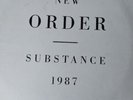New Order Substance 1987 Embossed Lettering