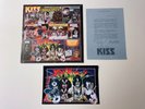 KISS Unmasked LP 1980 German vinyl with press release inserts - cover in shrink