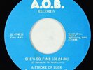 Modern Boogie/Sweet Soul 45 - A Stroke Of Luck - She's So Fine - A.O.B. - mp3