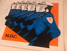 MDC Million Punk LP Dead 1st Pressing Orange Printed Labels Cops