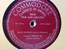 Billie Holiday Fine and Mellow / Strange Fruit 78rpm 10
