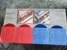 THE BEATLES 1962-1966 RED VINYL RECORD ALBUM & 1967-1970 BLUE VINYL RECORD ALBUM
