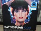 PAT BENATAR ICON BLUE LP LOVE IS A BATTLEFIELD HIT ME WITH YOUR BEST SHOT HEART