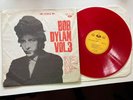 Bob Dylan LP Vol. 3 Taiwan Korea Red Vinyl