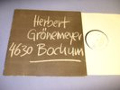 HERBERT GRÖNEMEYER 4630 Bochum WEISSMUSTER PROMO LP RAR