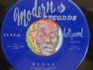 HEAR Etta James 45 W-O-M-A-N / That's All MODERN R&B blues mod bopper Woman