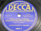 78rpm SISTER ROSETTA THARPE Decca 8669 Two Little Fishes / Strange Things
