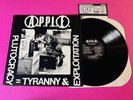 A.P.P.L.E. Apple - Plutocracy = Tyranny & Exploitation Vinyl LP 1988 Punk