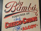 1972 Cheech & Chong Big Bambu Vinyl Autographed By Cheech Marin And Tommy Chong
