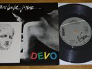 DEVO - COME BACK JONEE - UNUSED STICKER - GREY VINYL - 1978 - EXCELLENT
