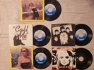 5 By Blondie -EX/VG Pop Punk Rock 7' 45 Chrysalis Call Me, Rapture, Tide Is High