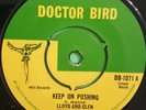 KEEP ON PUSHING. YOU WON'T REGRET IT. LLOYD AND GLEN. BOBBY AITKEN