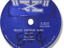 1954 TERRY FELL Country Bluegrass 78 RPM Record. Truck Driving Man