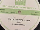 Top Of The Pops 1328 BBC Transcription LP Cure Marillion Ride Eric Clapton