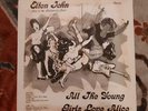 Elton John All The Young Girls Love Alice At the Hollywood Bowl Rare Bootleg Lp