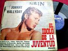 JOHNNY HALLYDAY - EL IDOLO DE LA JUVENTUD - RARE -  URUGUAY