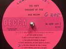 60s Vocal Pop Rick Nelson The Very Thought Of You US PROMO Mono LP Decca DL 4559