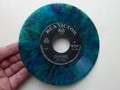Elvis Presley Kiss Me Quick / Night Rider 1963 Greece Colour Splash Splatter