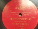 RARE 10” RED G&T ENRICO CARUSO – MEFISTOFELE (52348)
