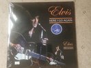 Elvis Presley Here I Go Again Limited Edition Blue Vinyl 2 LP And Cd Set Mint.