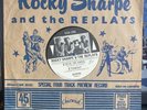 ROCKY SHARPE & REPLAYS - 10” VINYL (1979)  4 Track Preview Record. Promo Release
