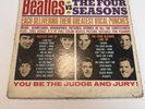 The Beatles Vs The 4 Four Seasons 2 LP DX 30 No Poster Vee Jay Colorband