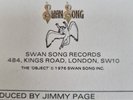 Led Zeppelin. Presenc 1976 Ex + copy  swan Song SSK59406 1st UK Pressing A1 B1