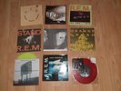 8 x rem  vinyl singles finest worksong orange crush stand drive