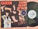 QUEEN Sheer Heart Attack LP WHITE LABEL PROMO Elektra 1974 w/ Poster Insert