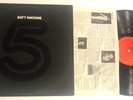 5  Five Fifth  by Soft Machine Lp embossed prog jazz rock Ex