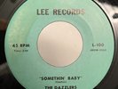 THE DAZZLERS Somethin' Baby Gee Whiz L-100 Lee Records 1958 VG+ Rare Rockabilly