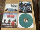 The Beatles LP Record GET BACK THE ROOFTOP CONCERT Green Marble Vinyl ￼poster
