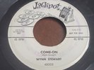 WYNN STEWART Come-On ORIG ROCKABILLY MONSTER 45 JACKPOT PROMO School Bus HEAR IT