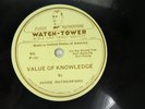 Judge Rutherford - WATCH-TOWER P-101 - Value Of Knowledge & Riches