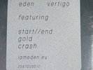EDEN ‎Vertigo Limited Edition ETCHED Clear vinyl 2LP RARE/NEW/SEALED