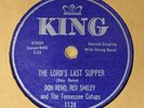 three Don Reno Red Smiley Tennessee Cutups King label 78rpm - country gospel
