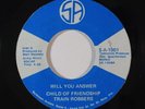 Sweet Soul 45 CHILD OF FRIENDSHIP TRAIN ROBBERS Will You Answer on SA reissue