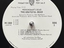 Psych Rock Folk Grateful Dead Workingman's Dead 1970 White Label Promo WB
